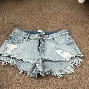 women’s pistola denim shorts